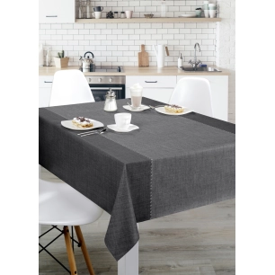 Toile Cirée Déco 140cm x 20ml Etoffe Anthracite - ACCESS DECO