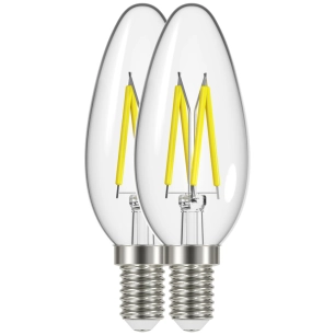 Ampoule Flamme Filament LED E14 WW Lot de 2 - PROLIGHT
