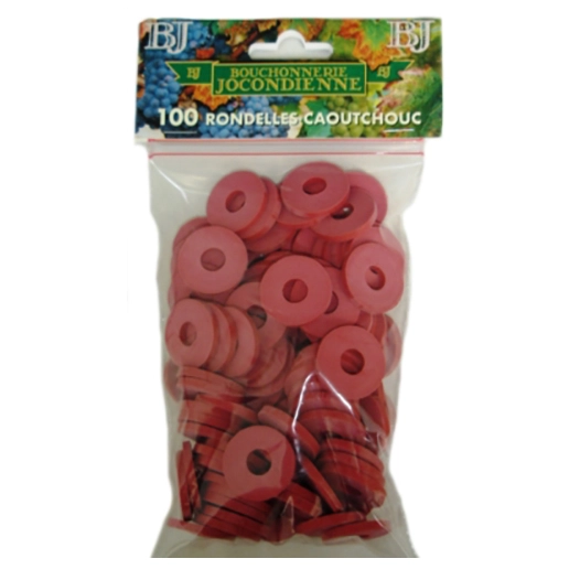 100 Rondelles Caoutchouc Bouchon Mécanique - BOUCHONNERIE JOCONDIENNE