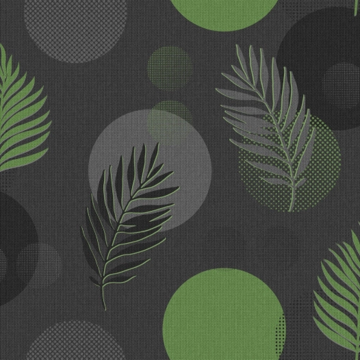 Toile Cirée Skin Laize Nappe 140cmx20ml Nassau Vert - ACCESS DECO