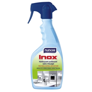 Nettoyant Polissant Inox Vapo 500ml - NUNCAS