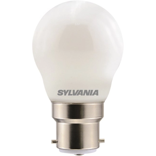 Ampoule Sphérique LED 4,5W Blanc Chaud B22 - SYLVANIA