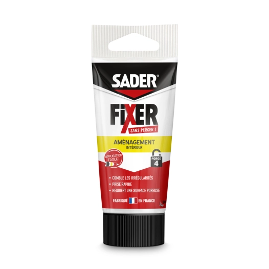 Fixer Sans Percer Aménagement Intérieur Tube 70g - SADER