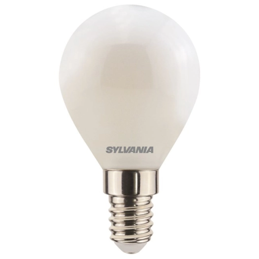 Ampoule Sphérique LED Dépolie 4,5W Blanc Chaud E14 - SYLVANIA