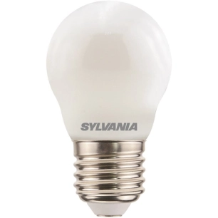 Ampoule Sphérique LED Dépolie 4,5W Blanc Chaud E27 - SYLVANIA