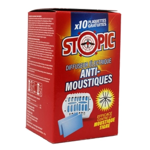 Diffuseur Electrique Anti-Moustiques +10 Plaquettes - STOPIC