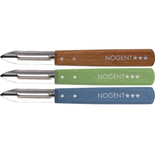 Eplucheur Double Tranchant Bois Couleur - NOGENT 3 ETOILES