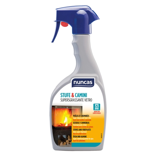 Dégraissant Vitres Poêles et Cheminées 500ml - NUNCAS
