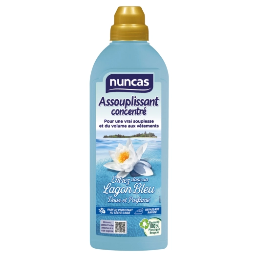 Assouplissant Concentré Lagon Bleu 750ml - NUNCAS