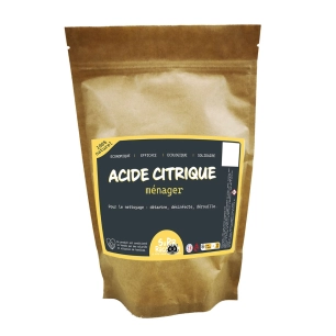 Acide Citrique Ménager - 179657 - Sac - 400g - SUPER RACCOON