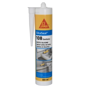 SikaSeal 108 Sanitaire 300ml - [e7edf1]169559 - Transparent - SIKA
