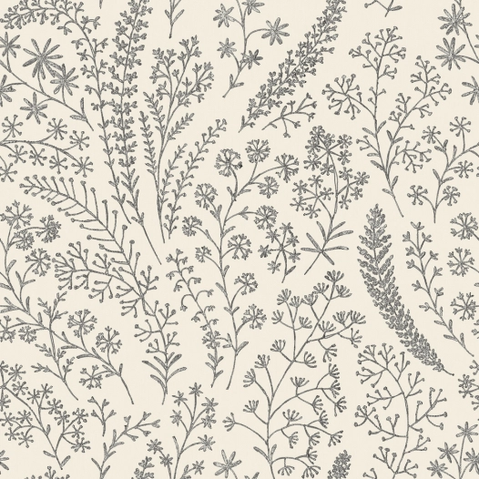 A58701 Vinyle Grainé sur Intissé Motif Astrid Noir et Blanc - DECOR DESIGN