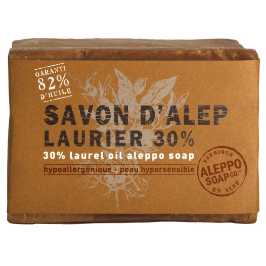 Savon d'Alep 30% Huile de Laurier 200g - TADE PAYS DU LEVANT