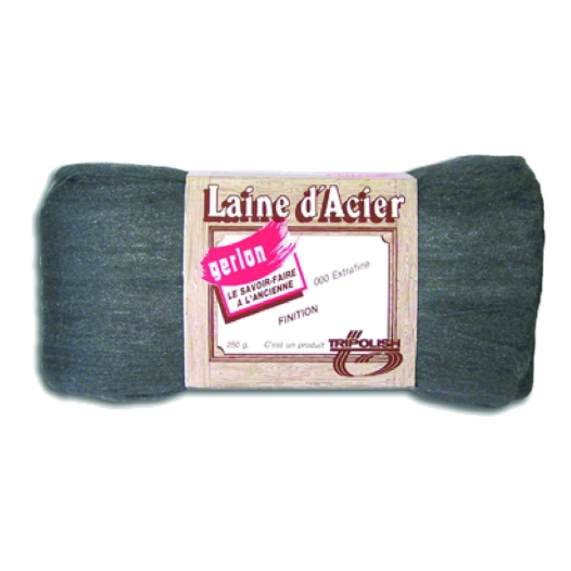 Laine d'acier n°000 finition 250g - GERLON