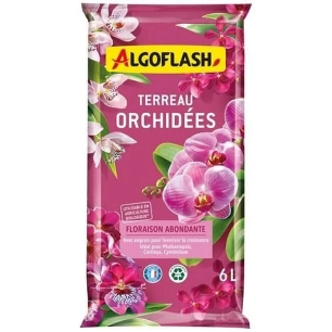 Terreau Spécial Orchidées Sac de 6L - ALGOFLASH