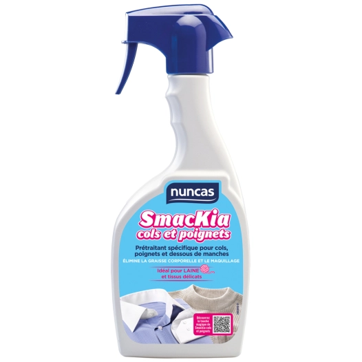 Smackia Détachant Cols et Poignets Pulvérisateur 500ml - NUNCAS