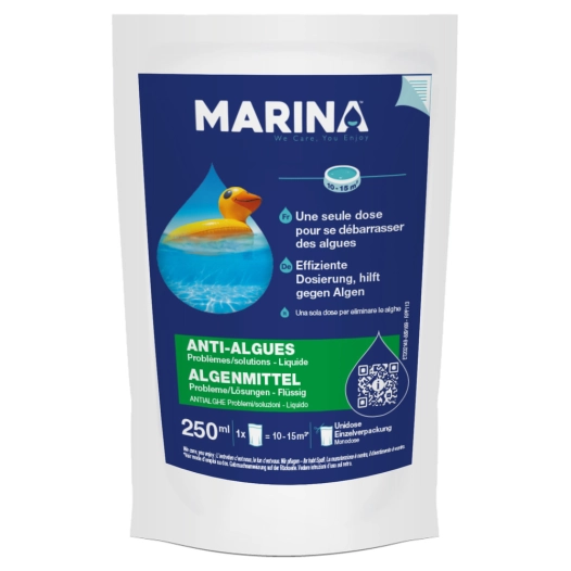 Anti-Algues 2en1 Unidose TP2 250ml - MARINA