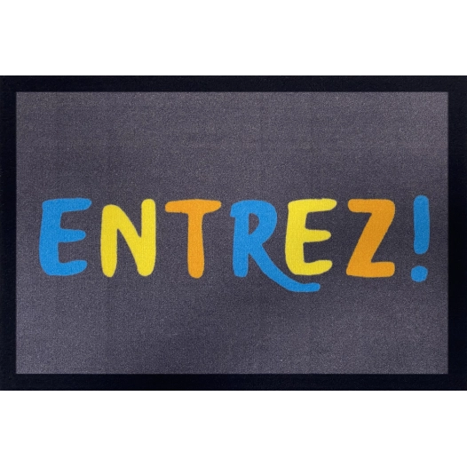 Tapis Entry Entrer Grey Foncé 40x60cm - VICA