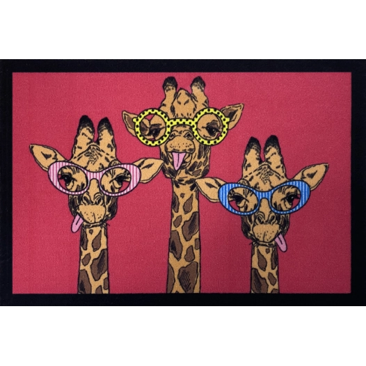 Tapis Entry Girafe Pink 40x60cm - VICA