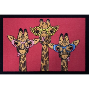 Tapis Entry Girafe Pink 40x60cm - VICA