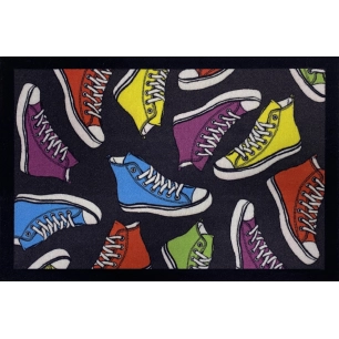 Tapis Entry Sneaker All Over Anthracite 40x60cm - VICA