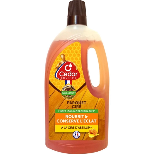 Nettoyant Pour Parquet Ciré à La Cire d'Abeille 1L - O CEDAR