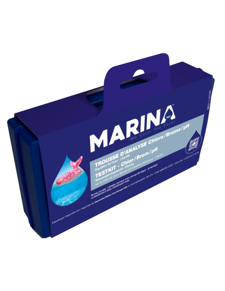 Trousse d'Analyse Chlore/PH Liquide - MARINA