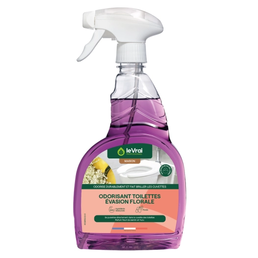 Odorisant Toilettes Evasion Florale Pulvérisateur 750ml - LE VRAI
