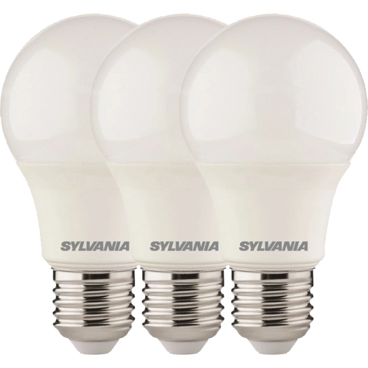 Ampoules LED STD Multi-directionnelles 8W Blc Chaud E27 Lot de 3 - SYLVANIA
