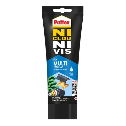 Ni Clou Ni Vis Fix Multi Matériaux Tube 334g - PATTEX