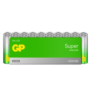 GP Super Alcalines Piles AA/LR6 Pack de 20 - GP
