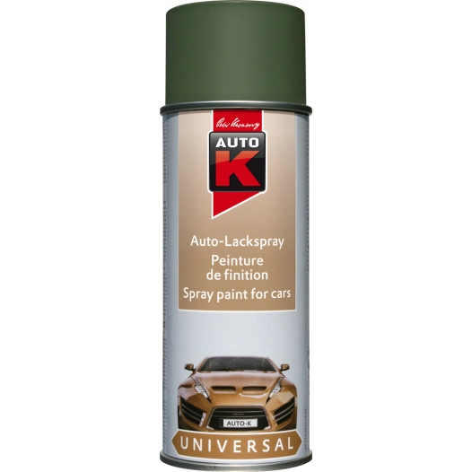 Peinture de Finition Vert Militaire Aérosol 400ml - AUTO K