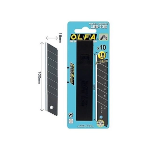 Lames de cutter Olfa Noires LBB 10B 18mm - ROMUS