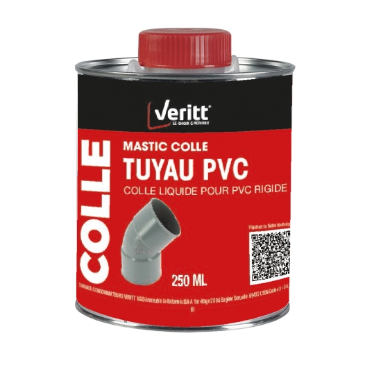 Mastic Colle PVC Pot 250ml - VERITT