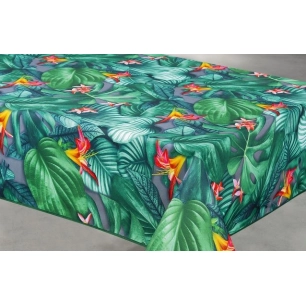 Nappe Polyester 140x240cm Tamara Gris sur Cintre - ACCESS DECO