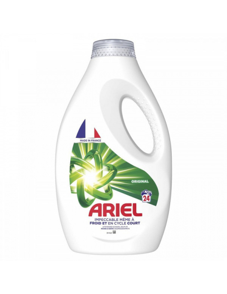 Ariel Original Lessive Liquide Nettoyage en profondeur, fraîcheur durable - ARIEL