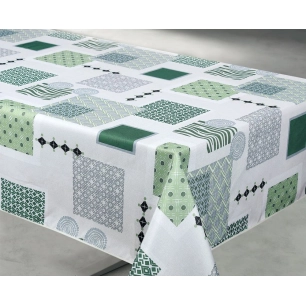 Nappe Polyester 140x240cm Ambre Kaki sur Cintre - ACCESS DECO