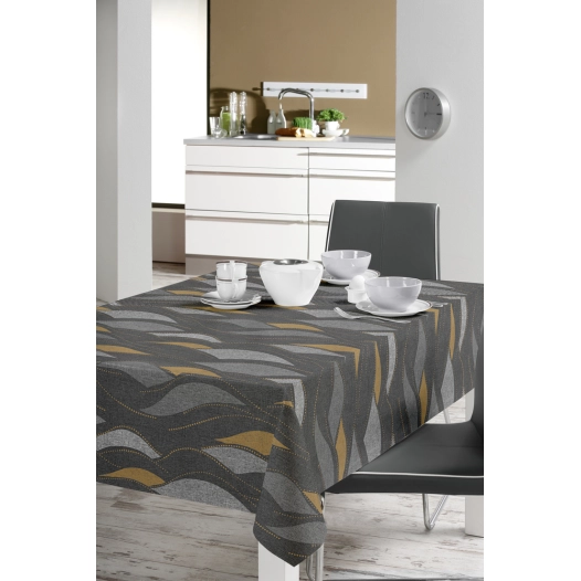 Toile cirée Prestige 140cm x 20ml Sabine Or - ACCESS DECO