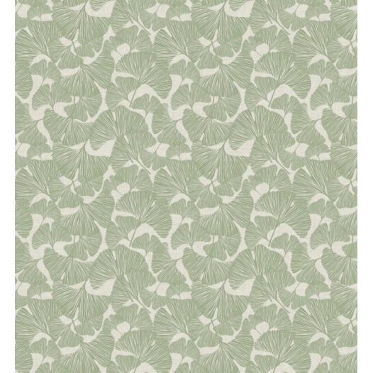 Nappe Fibrane 138cmx15ml Bergamo Ginkgo Leafy - DC TABLE