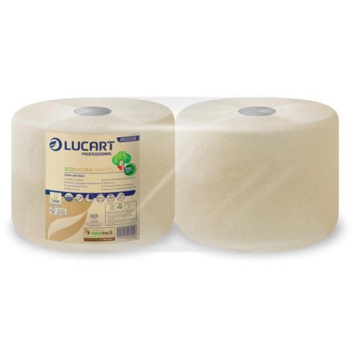 Bobines d'Essuyage Econaturel Maxipro Feuilles de 25cm Lot de 2 - LUCART