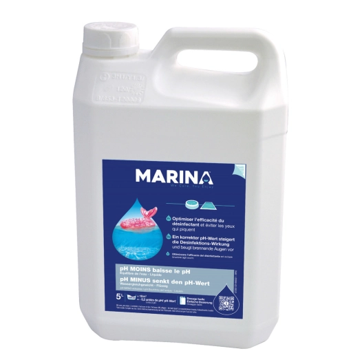PH Moins Liquide 5 Litres pour piscine - MARINA