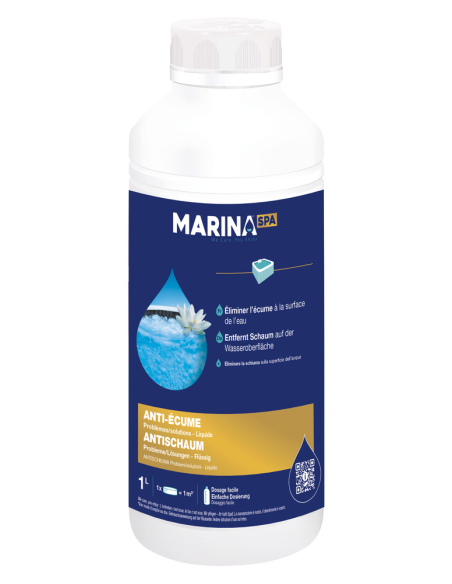 Anti Ecume Liquide pour Spa 1L - MARINA