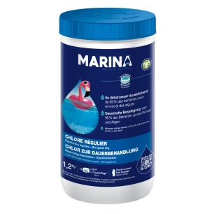 Chlore Régulier Mini Galets 20g 1.2kg - MARINA