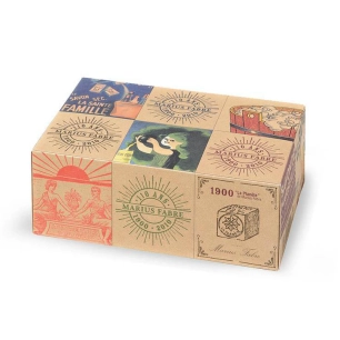 Coffret 6 Savons de Marseille 200g Collector 110 ans - MARIUS FABRE