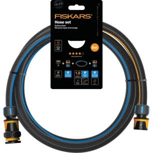 Kit Tuyau 1.8M Q4 13mm + raccords - FISKARS