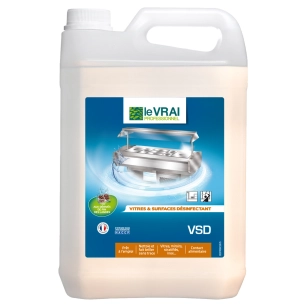 Nettoyant Désinfectant Vitres & Surfaces VSD 5L TP2 - LE VRAI