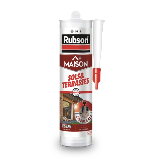 Mastic Maison Sols & Terrasses Gris 280ml - RUBSON