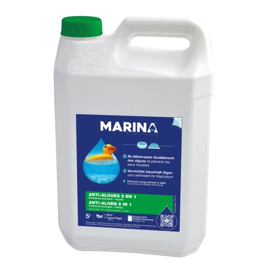 Anti-Algues 2en1 Concentré TP2 Bidon 5L - MARINA