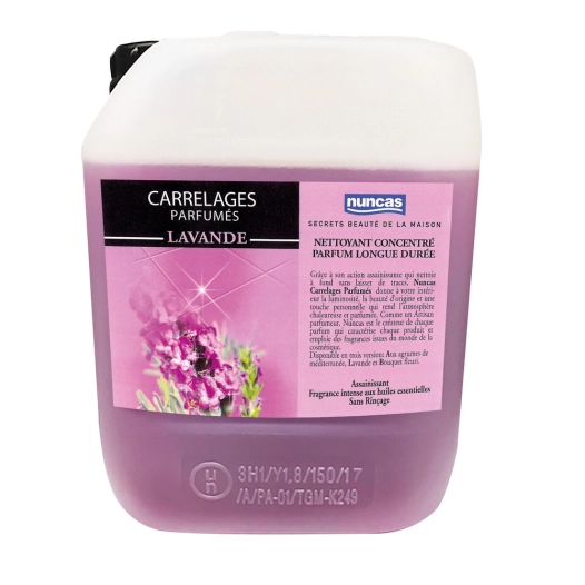 Nettoyant Carrelages Parfumés Lavande 5L - NUNCAS