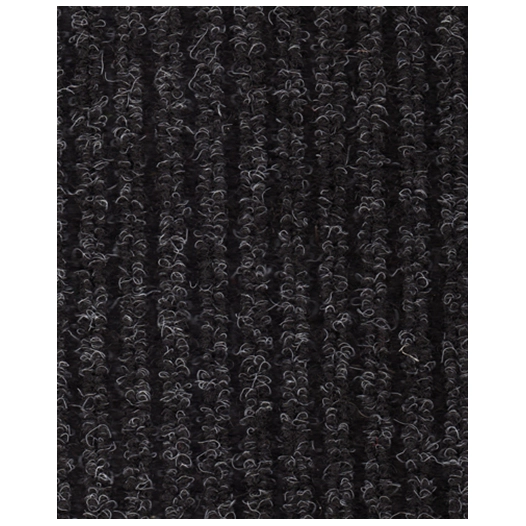 Imazu Tapis Aiguilleté Côtelé Classique Gris Anthracite 2m x 25ml - DECORAMA